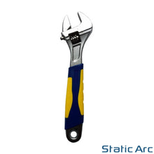 Load image into Gallery viewer, ADJUSTABLE SPANNER WRENCH SOFT GRIP HANDLE OPEN JAW HEAVY DUTY 6&quot;/8&quot;/10&quot; inch
