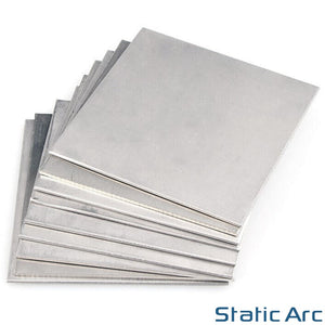 STAINLESS STEEL SHEET 304 BRUSHED METAL SQUARE CUT PLATE PANEL 0.9/1.2/1.5/2/3mm