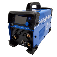 Load image into Gallery viewer, MIG 130D Inverter Gasless Welder 3in1 Synergic MMA ARC TIG Lift No Gas Flux 130A
