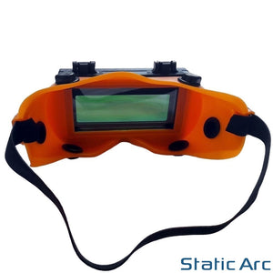 AUTO DARKENING LCD WELDING GOGGLES GLASSES FACE MASK ARC EYE SAFETY VISOR SOLAR