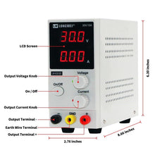 Load image into Gallery viewer, ADJUSTABLE POWER SUPPLY 30V 10A SWITCHING DC DIGITAL LED VARIABLE PRECISION LAB
