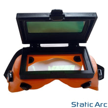 Load image into Gallery viewer, AUTO DARKENING LCD WELDING GOGGLES GLASSES FACE MASK ARC EYE SAFETY VISOR SOLAR
