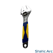 Load image into Gallery viewer, ADJUSTABLE SPANNER WRENCH SOFT GRIP HANDLE OPEN JAW HEAVY DUTY 6&quot;/8&quot;/10&quot; inch
