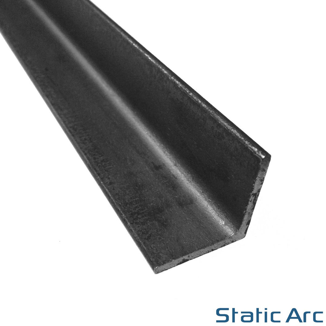 MILD STEEL EQUAL ANGLE IRON BAR CORNER METAL 3-5mm Thick / 13-50mm Width / 1m