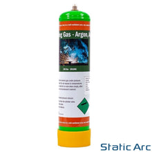 Load image into Gallery viewer, ARGON CO2 DISPOSABLE GAS BOTTLE CYLINDER KIT WELDING 100% PURE 88/12% MIX 0.95L
