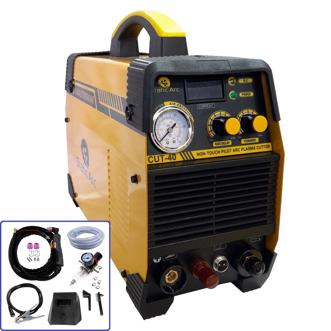 CUT40 40A INVERTER AIR PLASMA CUTTER NON-TOUCH PILOT ARC METAL CUTTING 10mm