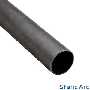 MILD STEEL ROUND TUBE CIRCULAR HOLLOW SECTION METAL PIPE 21-76mm Diameter / 1m