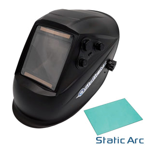 AUTO DARKENING LCD WELDING HELMET FACE MASK EYE HEAD VISOR LARGE WIDE VIEW