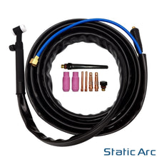 Load image into Gallery viewer, WP17V TIG WELDING TORCH CABLE FLEX HEAD GAS TIG LIFT SCRATCH WP17 KIT 10-25 4m
