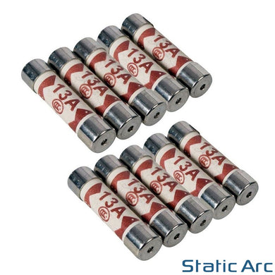 13 AMP FUSE DOMESTIC MAINS UK PLUG 13A HOUSEHOLD CARTRIDGE BULK x5/x10/x25/x50