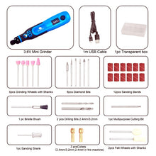 Load image into Gallery viewer, CORDLESS MINI GRINDER DRILL POLISH ENGRAVER ROTARY MULTI TOOL LI-ION BATTERY KIT
