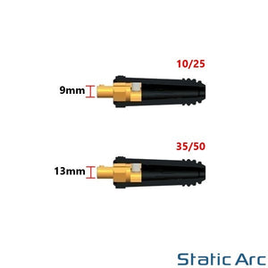 EARTH CLAMP + ELECTRODE HOLDER WELDING CABLE GROUND ARC MMA 200A 10-25/35-50 DINSE DKJ