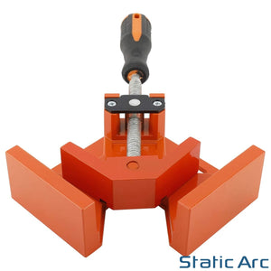 RIGHT ANGLE CORNER CLAMP 90 DEG VICE GRIP WELDING WOOD FRAME MITRE FIX SWING JAW