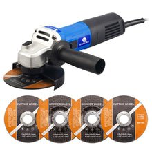 Load image into Gallery viewer, 850W ELECTRIC ANGLE GRINDER CUTTING GRINDING SANDING TOOL 115mm 4.5&quot; DISC CUT
