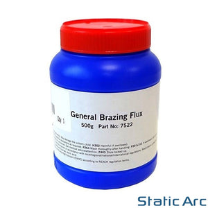 BRAZING FLUX GENERAL PURPOSE WELDING STEEL IRON SILICON BRONZE SUPER 6 500G TUB