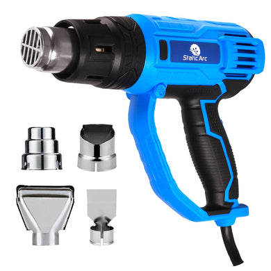 2000W ELECTRIC HEAT GUN HOT AIR NOZZLE POWER TOOL VARIABLE TEMP PAINT GLUE DRY