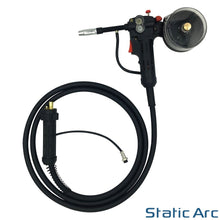 Load image into Gallery viewer, MIG WELDING SPOOL GUN TORCH MB15 EURO ALUMINIUM WIRE GAS GASLESS 3M CABLE
